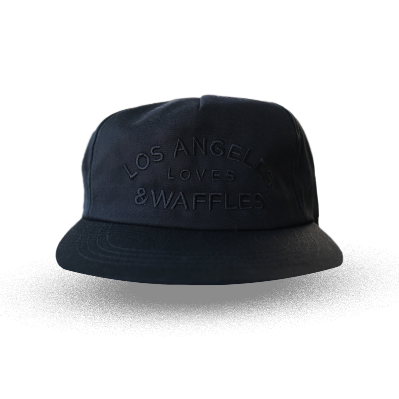 Los Angeles Loves &Waffles Black on Black