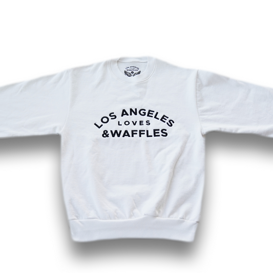 Executive White &Waffles Crew Neck